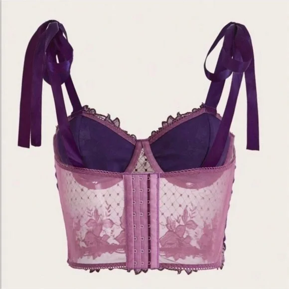 PINK Victoria's Secret Purple Lace Shapewear - Picture 2 of 11